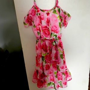 Summer off the shoulder dress